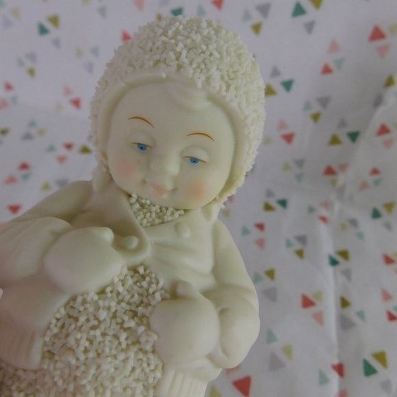 SNOWBABIES Department 56 Where’s My Belly Button Porcelain Figurine Retired - Picture 8 of 10